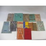 A collection of assorted handbooks and instruction books relating to commercial vehicles including