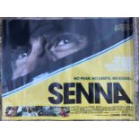 A film poster for the 2011 film Senna, 39 3/4 x 29 3/4".