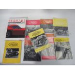 A small quantity of Lagonda Club magazines circa 1960 and a Ferrari GTO single volume by Alan Lis.