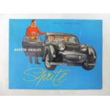 An Austin Healey Frogeye Sprite sales brochure, publication no. 1590-B.