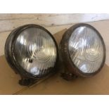 Two Bosch headlamps, with original horseshoe design lenses.