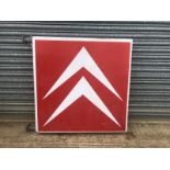 A large Citroen double sided lightbox.