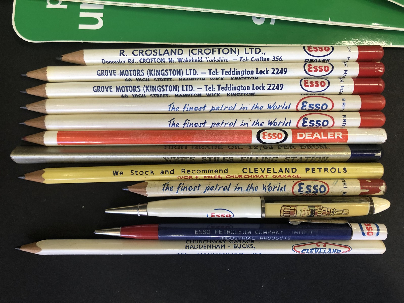 A collection of promotional pencils including Esso and Cleveland; also some premium unleaded - Image 2 of 2