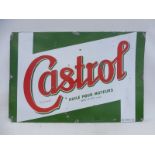 A French Castrol rectangular enamel sign, 35 1/2 x 23 1/2".