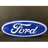 A Ford oval lightbox.