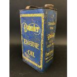 A Daimler and Lanchester Engine Oil gallon can.