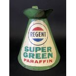 A Regent Super Green Paraffin half gallon oil pourer, in very good condition.
