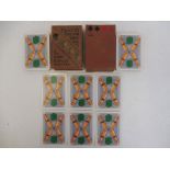 A complete set of rare Pratts Perfection Spirit playing cards - The Golden Pump or The Green Can.