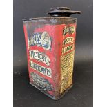 A Price's Motor Lubricants rectangular quart can.