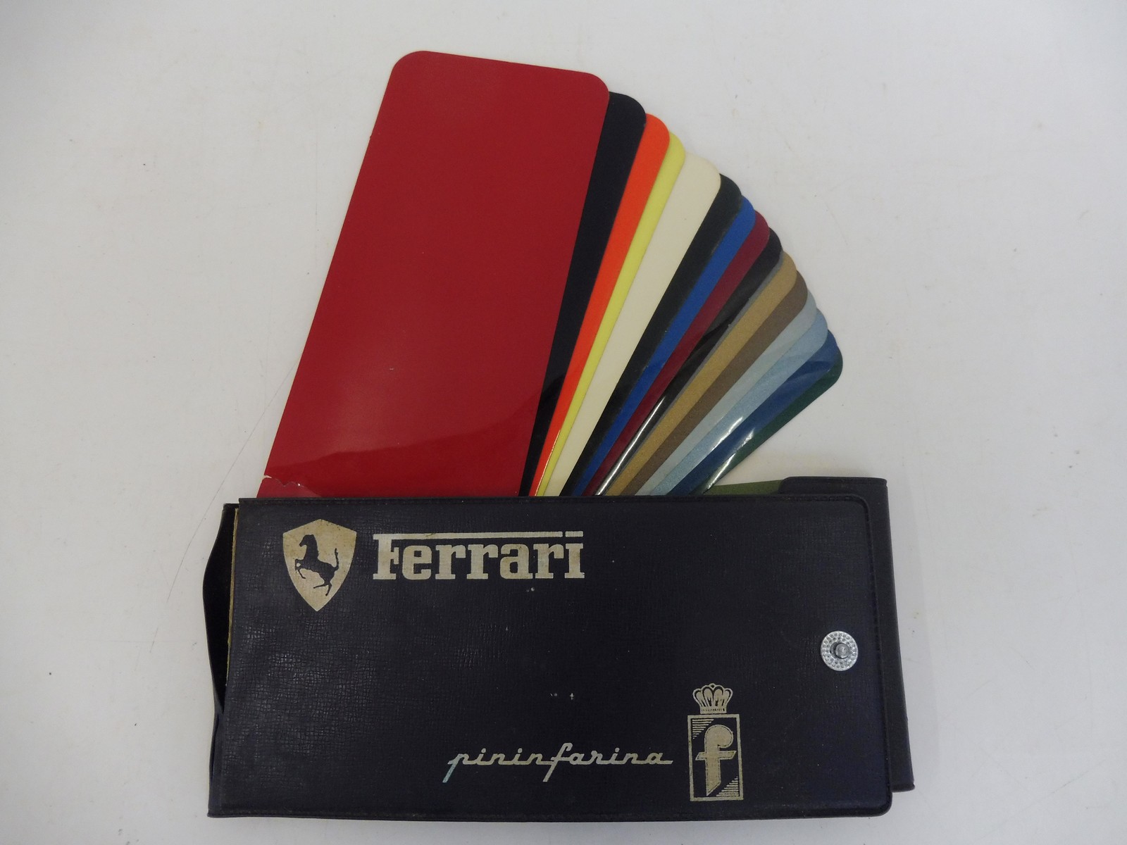 A rare Ferrari colour chart.