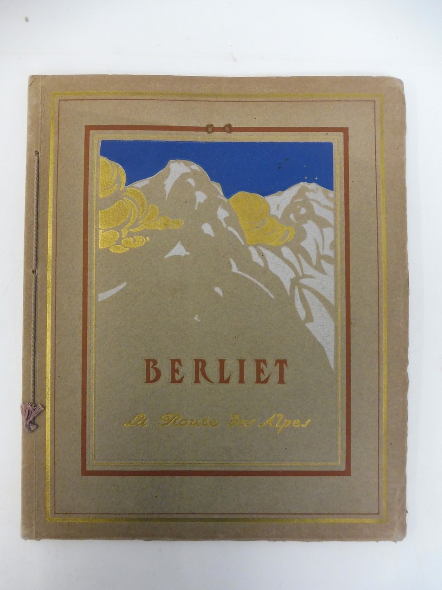 A rare Berliet sales catalogue for 1912, also Incorporating A Journey Through The Alps.