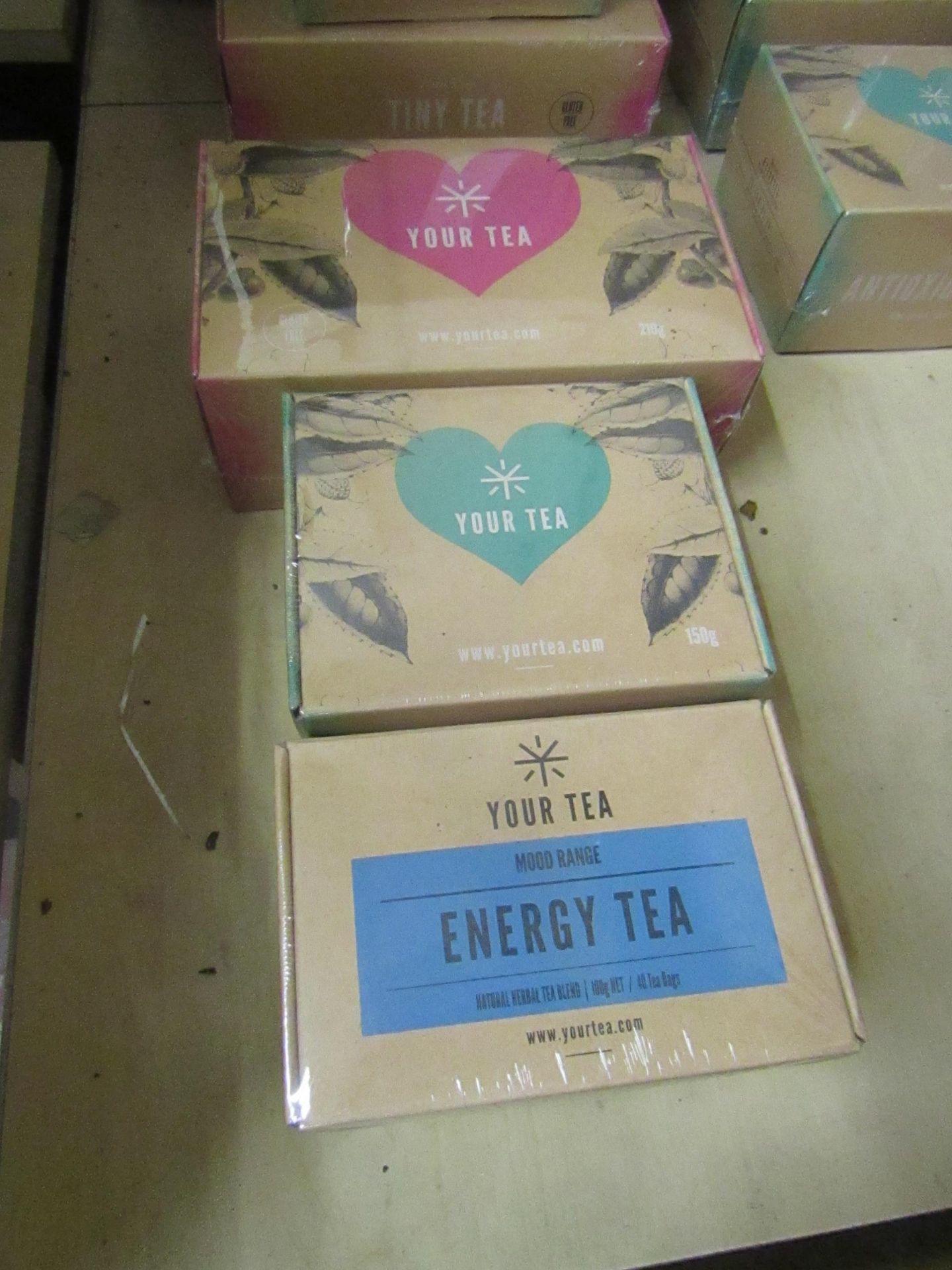 3x Boxes of "Your Tea" tea bag, being: Mood range energy tea (RRP £16.00), 40 tea bags, Body range