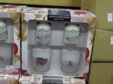 6x Anniversary candle sets, all new and boxed.