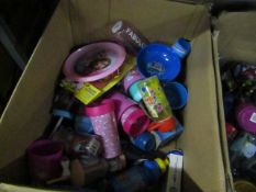 Approx 20x various plastic children's cups, all new.