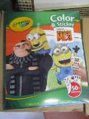24x Crayola colour and sticker book, all new and boxed.