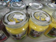 4x Lilly Lane scented candles, all new in jar. 2x Lime and Basil 2x Pinot Grigio