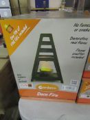 Gardeco Deco Fire gel burner, new and boxed.