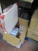 Box containing approx 10x various items such as napkins, dog shampoo and much more.