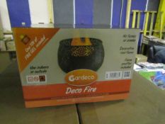 8x Gardeco Deco Fire gel burners, all new and boxed.