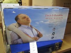 Neck and Shoulder shiatsu massager, new and boxed.