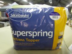Silentnight Super Spring Mattress Topper, Kingsize, brand new and packaged. RRP £29.99
