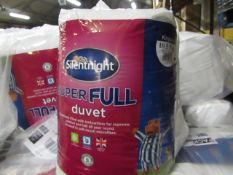 Silent night Super Full Kingsize 10.5 tog Duvet, new.