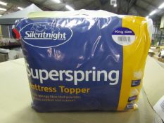 Silentnight Super Spring Mattress Topper, Kingsize, brand new and packaged. RRP £29.99