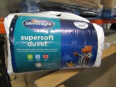 Silentnight Supersoft Duvet, Kingsize, 10.5 Tog, brand new and packaged. RRP £24.99