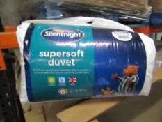 4 x Silentnight Supersoft Duvet, Kingsize, 10.5 Tog, brand new and packaged. RRP £24.99