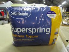 24x Silentnight Super Spring Mattress Topper, Kingsize, brand new and packaged. RRP £29.99