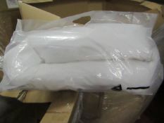 10x V-Shaped Duck Feather Down Pillow, brand new and packaged.  RRP £20.00