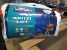 4 x Silentnight Supersoft Duvet, Kingsize, 10.5 Tog, brand new and packaged. RRP £24.99