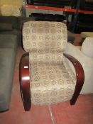 Costco Monica fabric Manual Reclining Armchair, looks like a ex display with hardly any use, comes