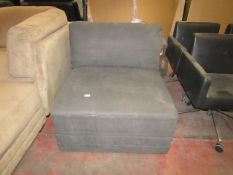 1x Grey Section Sofa piece from a Mstar sectional sofa at costco