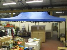 6 m x 3 m pop up gazebo with Blue cover, new and boxed