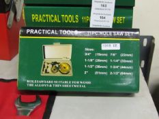 Practical Tools 11 Piece Hole Saw Set new & boxed