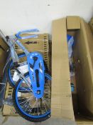 20" Child's Bike new and Boxed, comes complete with front basket, mud guards, water bottle and