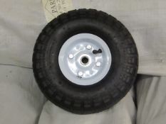 1 x Nylon tube tyre for Heavy duty sack trucks etc; new and all pumped up.