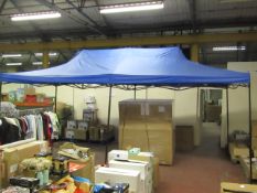 6 m x 3 m pop up gazebo with Blue cover, new and boxed