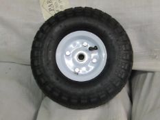 1 x Nylon tube tyre for Heavy duty sack trucks etc; new and all pumped up.