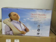 Neck and Shoulder Shiatsu Massager, new and boxed