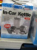 12v In-car kettle. Unchecked & boxed.