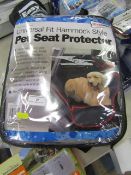 Streetwise universal fit Hammock Style Pet seat protector, in packaging unchecked