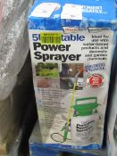 5L Power sprayer, unchecked and boxed.