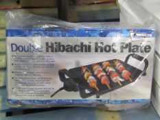 Leisure wise Double Hibachi Hot plate, boxed and unchecked