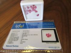 IGL&I Certified 6.00 cts 15 pieces Natural Ruby Gemstones. Untreated, A fantastic collection for