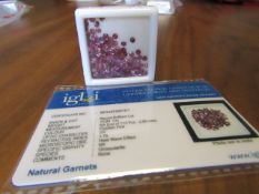 IGL&I Certified 14.60 113 pieces Natural Garnet Gemstones. A fantastic collection for many bespoke
