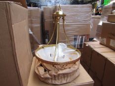 Chelsom MA/12/6+3 ceiling light, new and Boxed, we believe this item to be the same or if not very