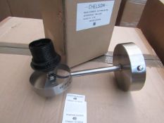 Chelsom ZZ/12080/W1/BN wall light, new and Boxed