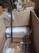 2x Chelsom ZZ/13056/HBL large wall light, new and Boxed